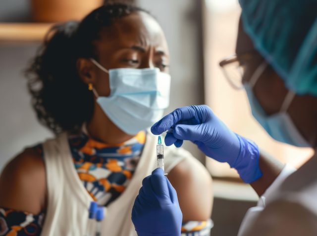 https://s.mj.run/4QT3lEK7Je4 African doctor making injection to